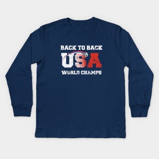 Back to Back Champs Kids Long Sleeve T-Shirt